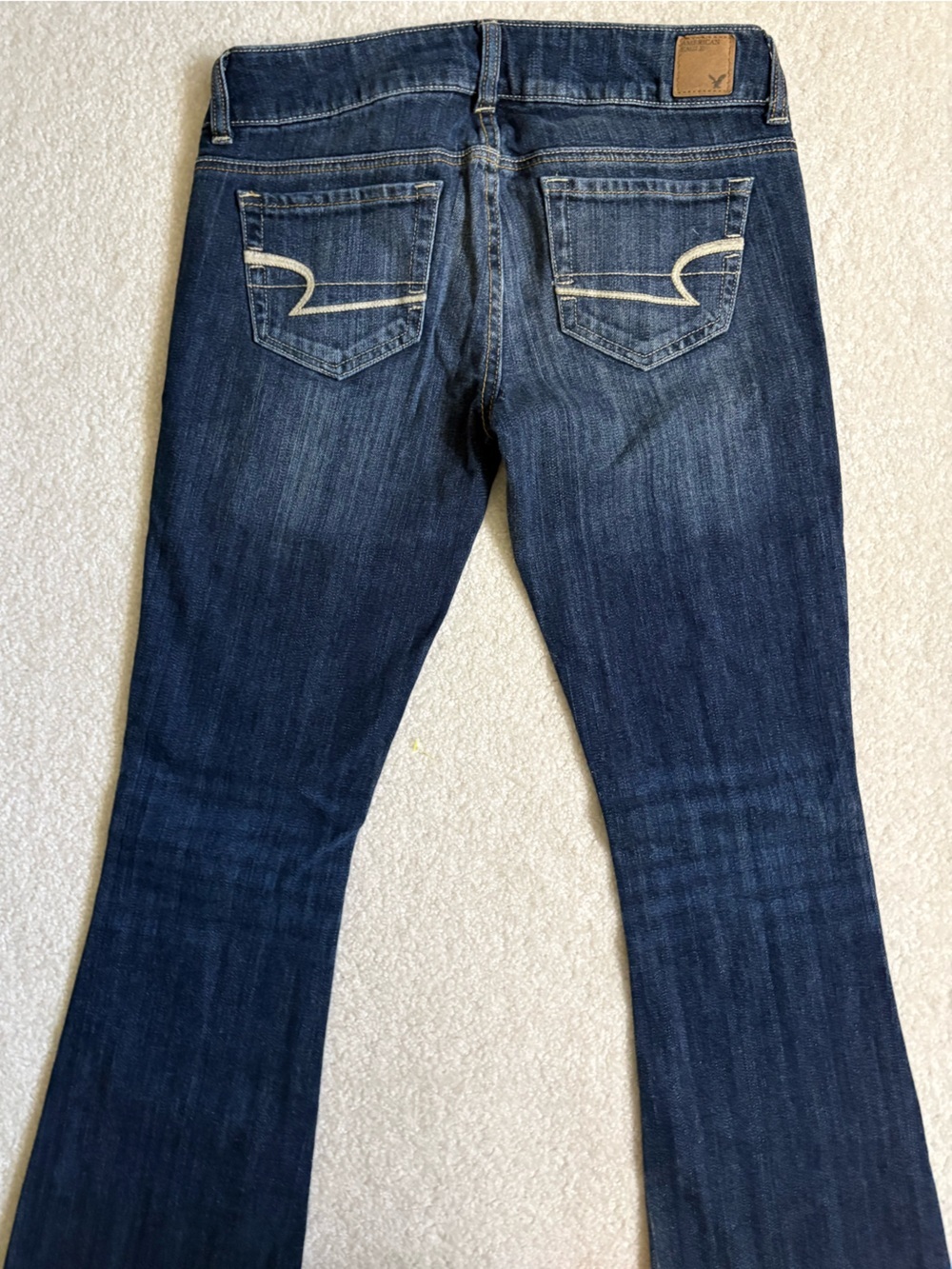 American Eagle Outfitters Live Your Life Low Rise Stretch Flare Jeans Size 2 - Picture 2 of 8